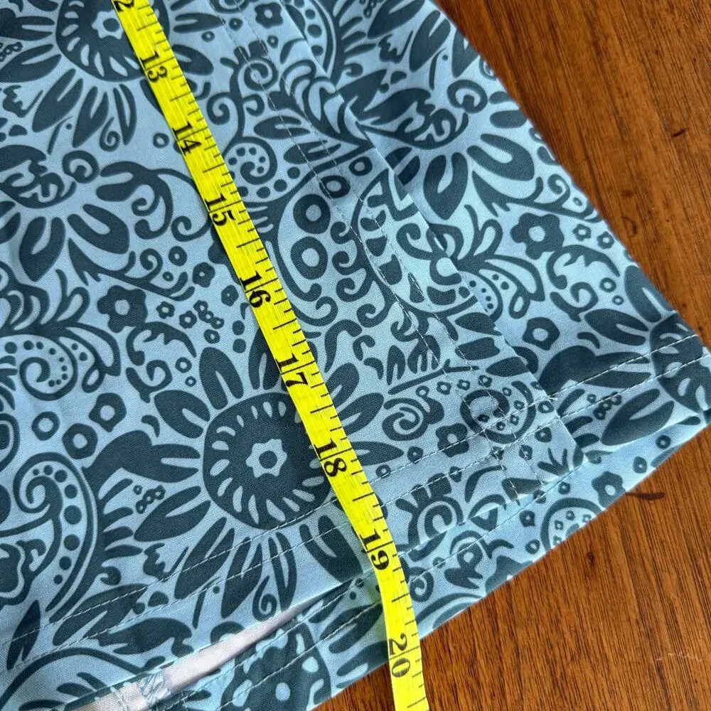 Ripskirt Hawaii Wrap Skirt Tuscan Blues XXL NWT Adjustable Stretch Hook and Loop